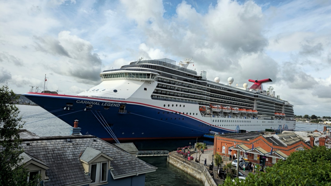 Carnival Legend in Cobh, Ireland