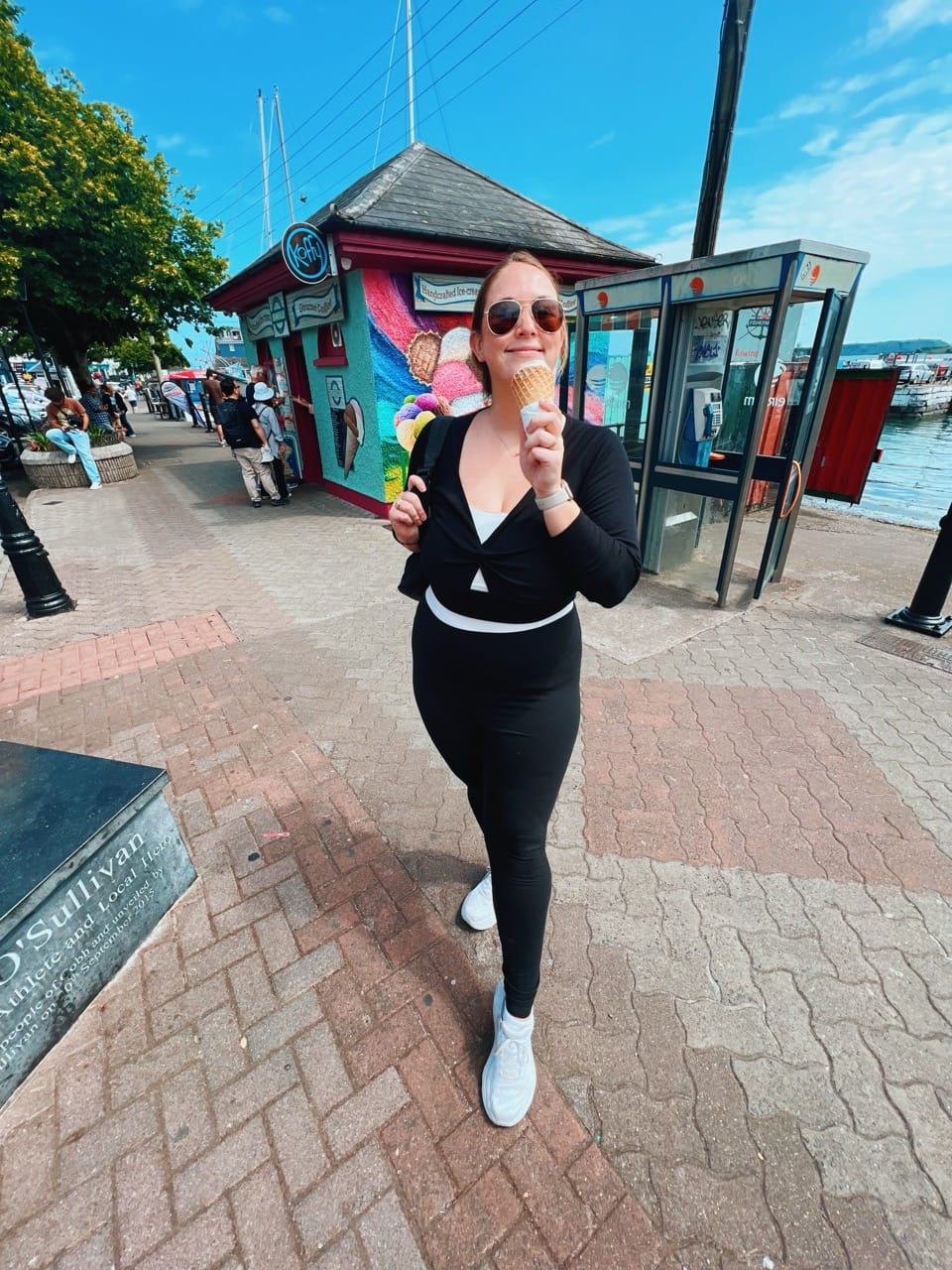 Allie Hubers in Cobh, Ireland on British Isles Cruise