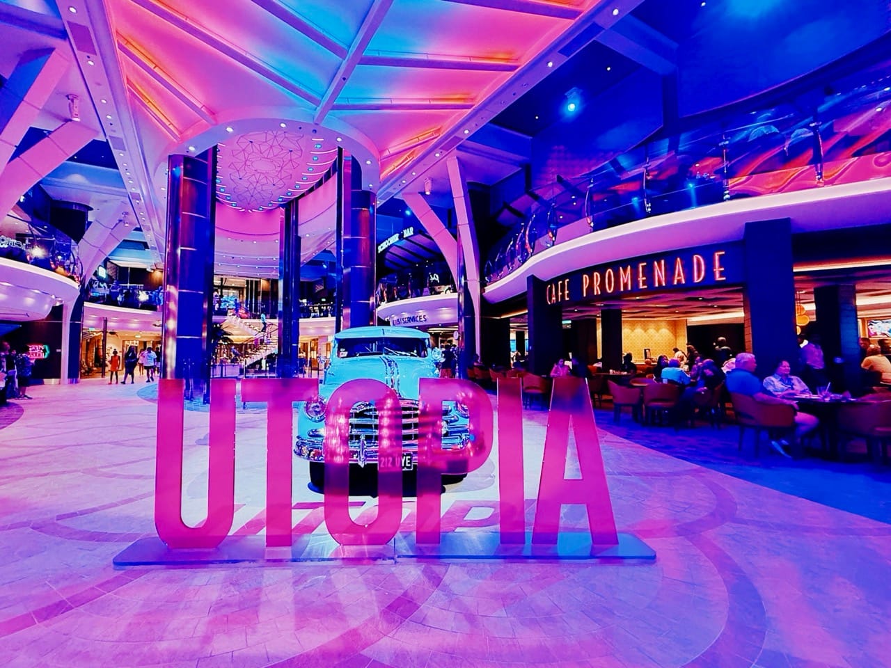 Cafe Promenade on Royal Caribbean Utopia of the Seas