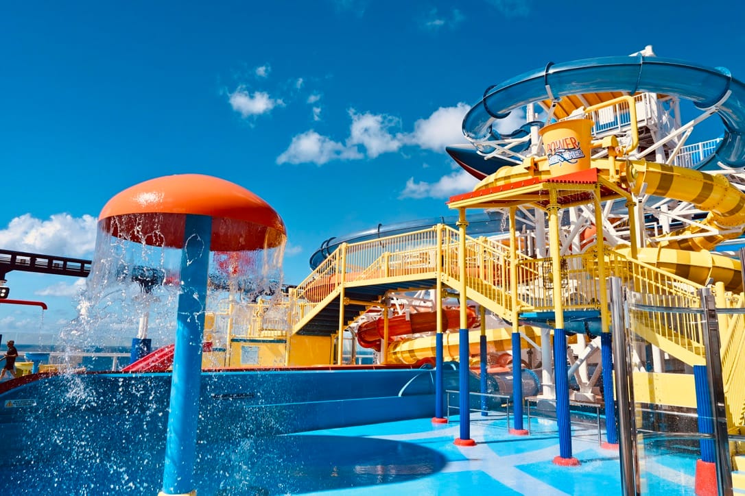 Carnival Celebration Pictures Waterpark Slides
