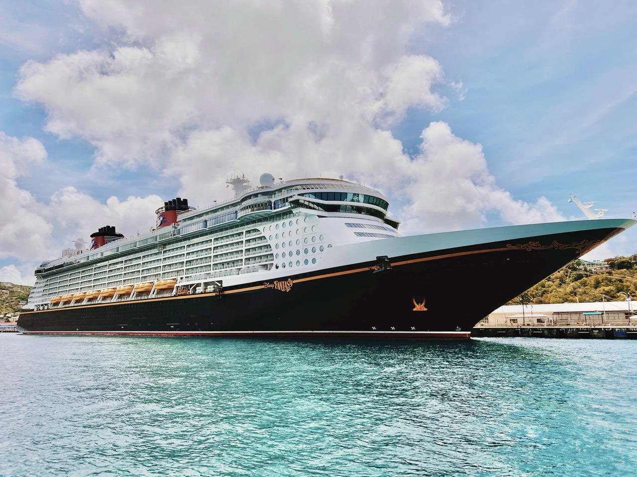 Disney Fantasy Cruise Ship Docked
