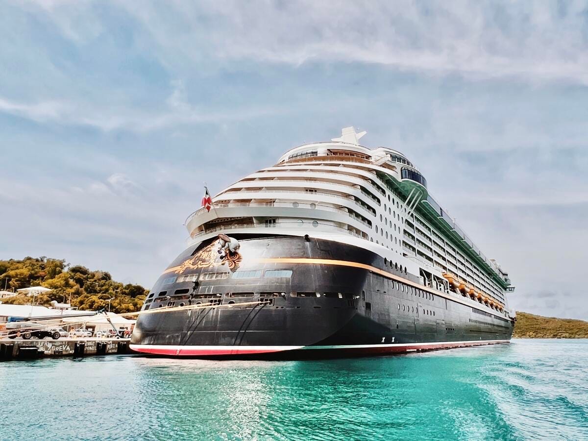Disney Fantasy Cruise ship docked