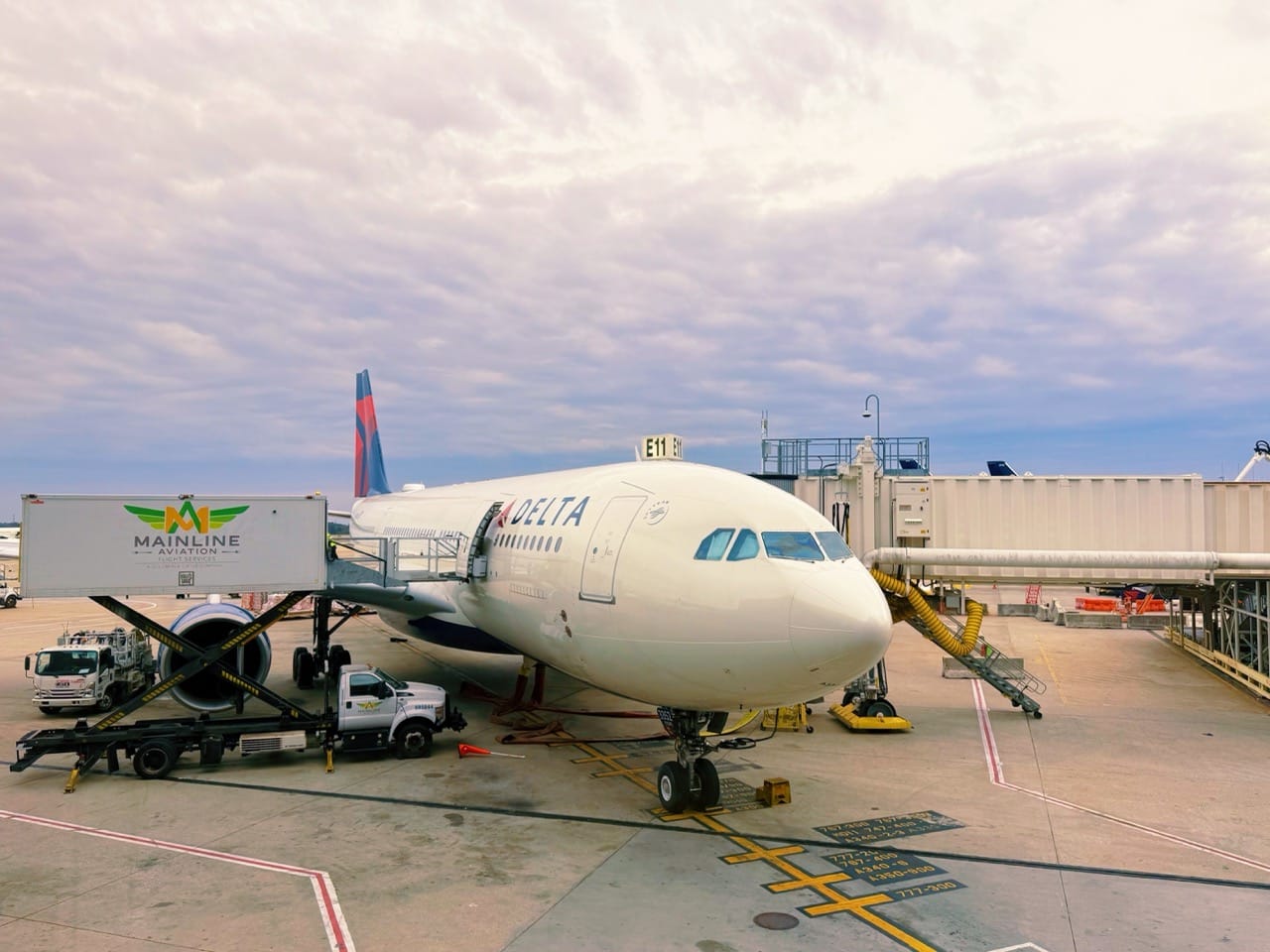 Delta Air Lines Plane at Atlanta Airport