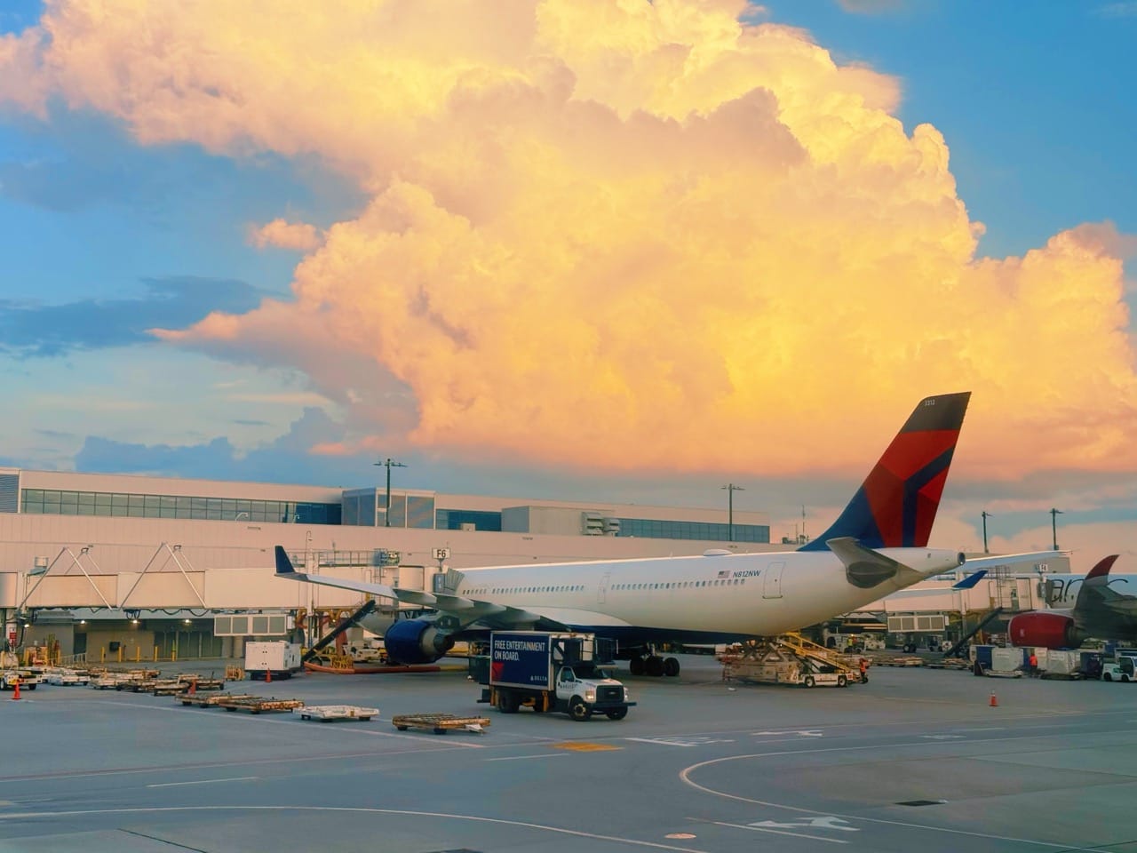 Delta Air Lines Plane at Atlanta Airport