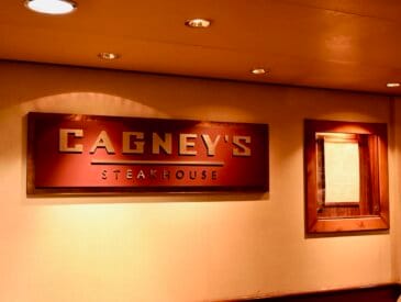 NCL Cagney's Steakhouse Restaurant