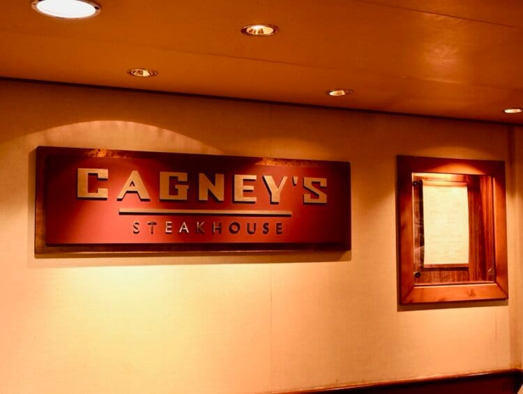 NCL Cagney's Steakhouse Restaurant