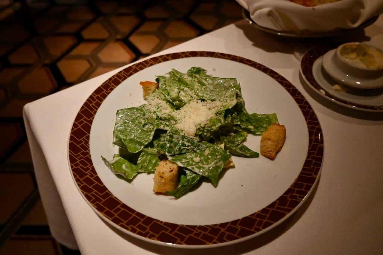 Norwegian Cruise Line Cagney's Steakhouse Caesar Salad
