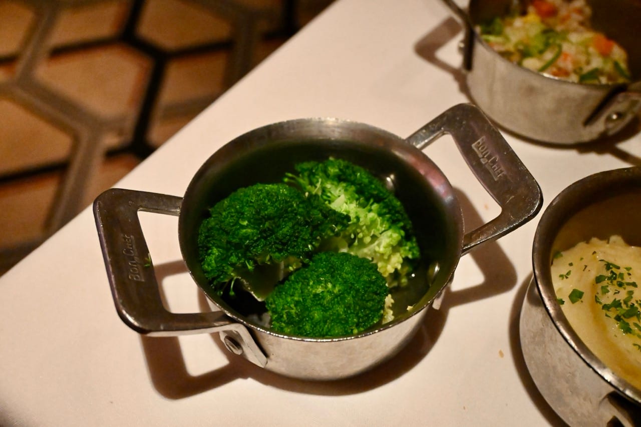 Norwegian Cruise Line Cagney Steakhouse Broccoli Side