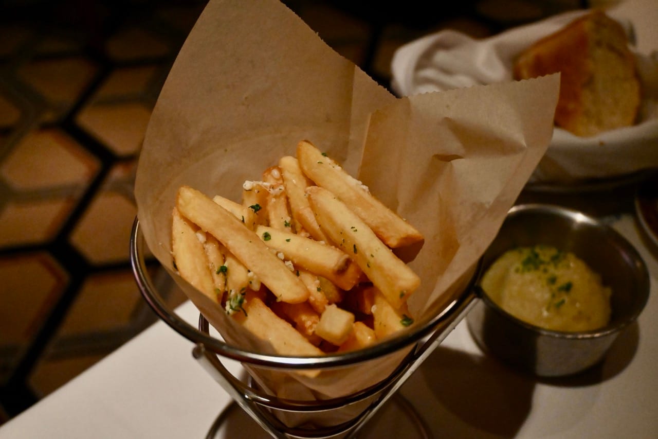 Norwegian Cruise Line Cagney Steakhouse Parmesan Truffle Fries