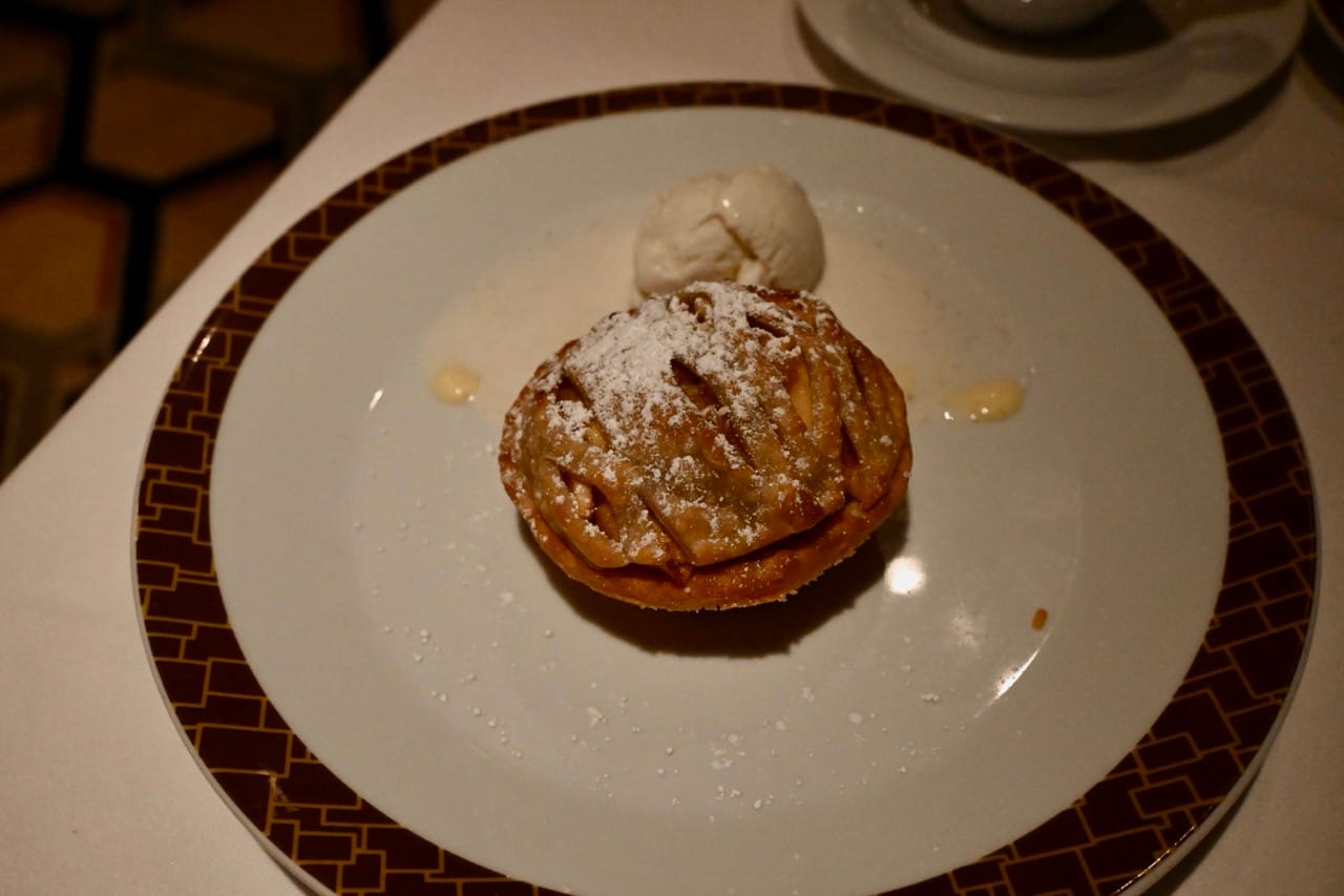 Norwegian Cruise Line Cagney Steakhouse Apple Pie