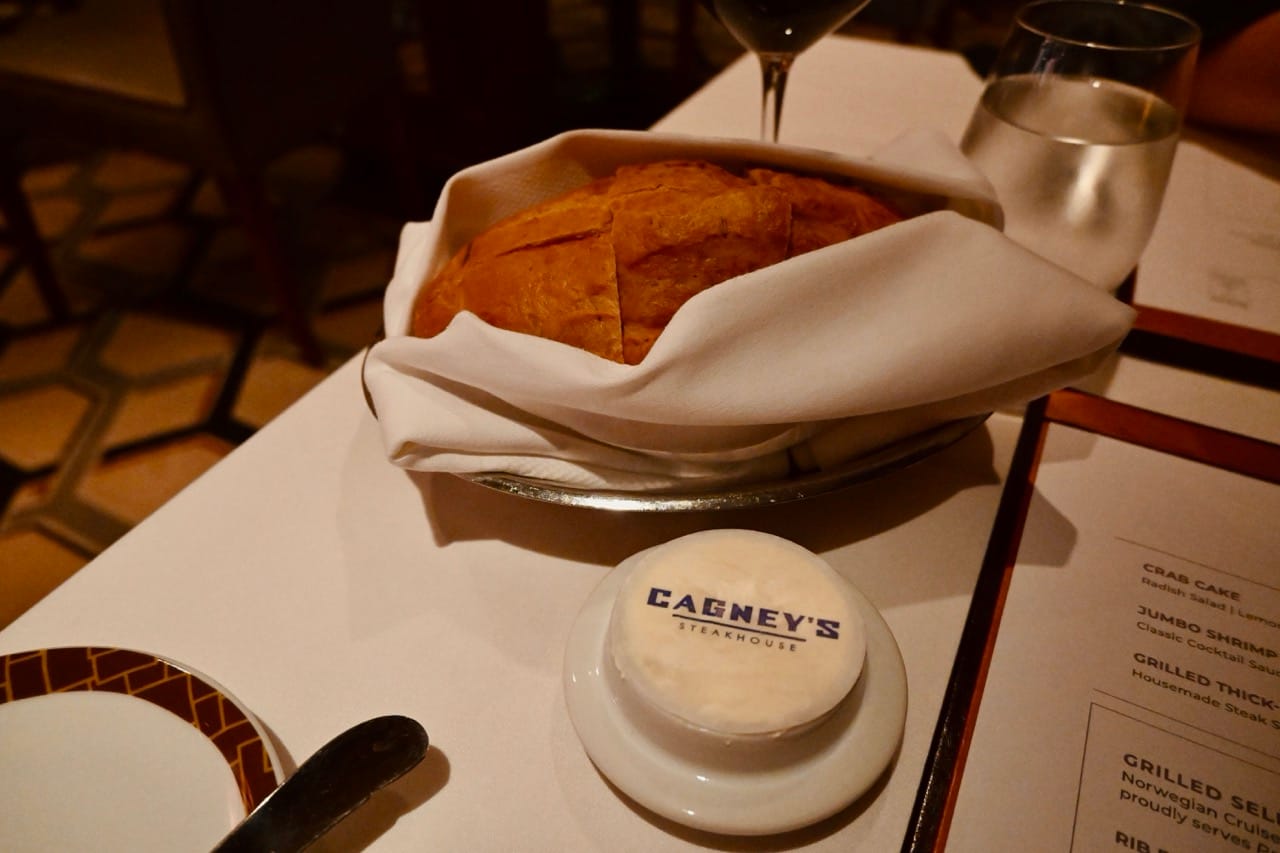 Norwegian Cruise Line Cagney's Steakhouse Bread 