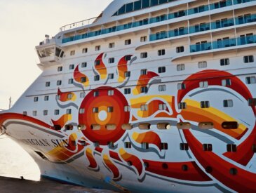 NCL Sun Docked in Lisbon