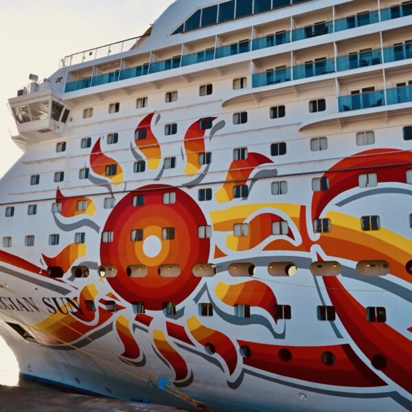 NCL Sun Docked in Lisbon