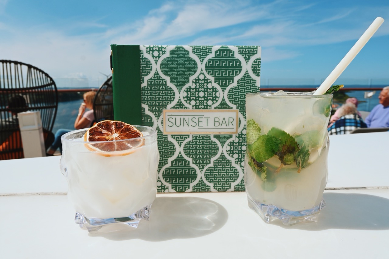 Sunset Bar on Celebrity Apex cocktails