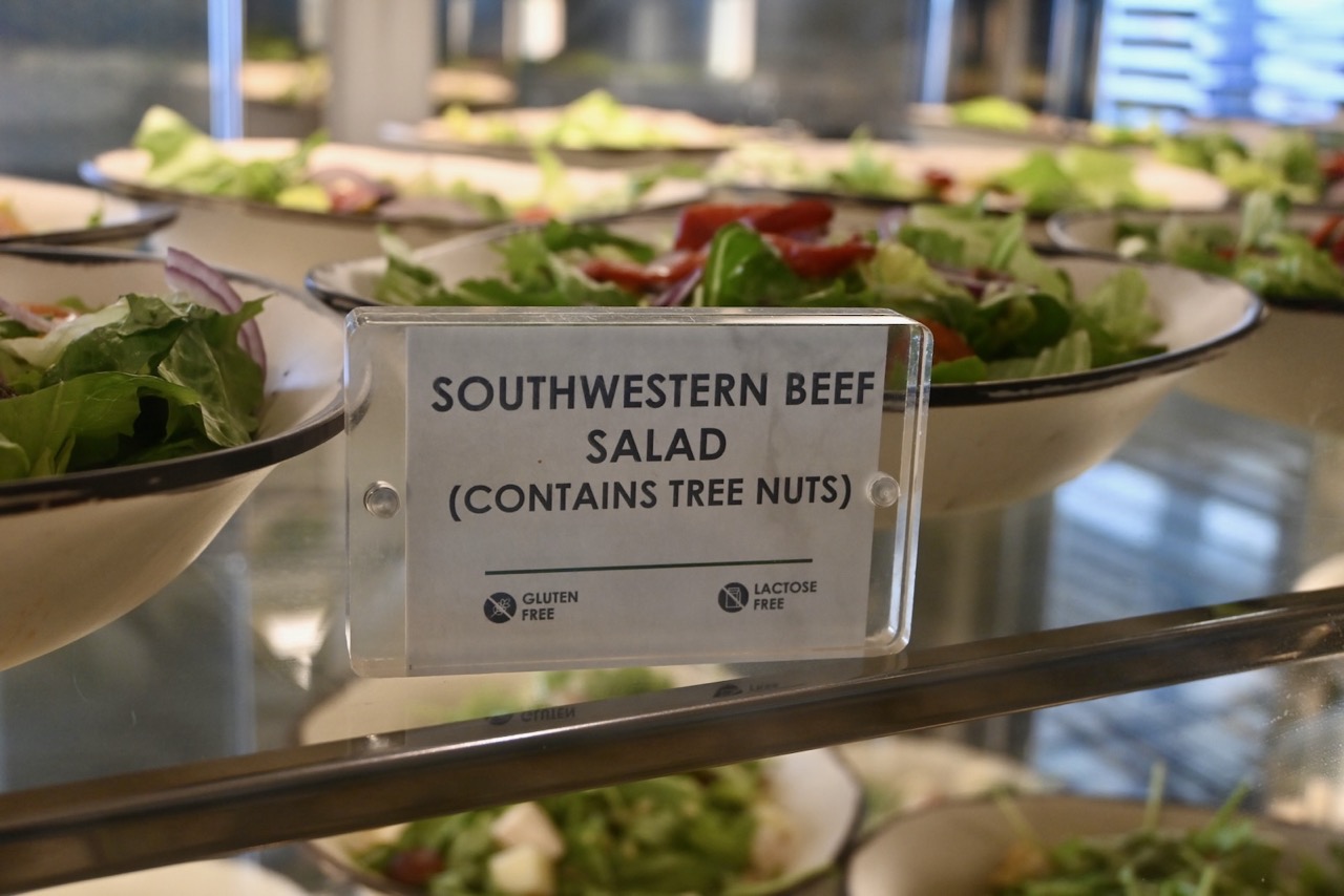 Celebrity Cruises Eden Cafe Salad