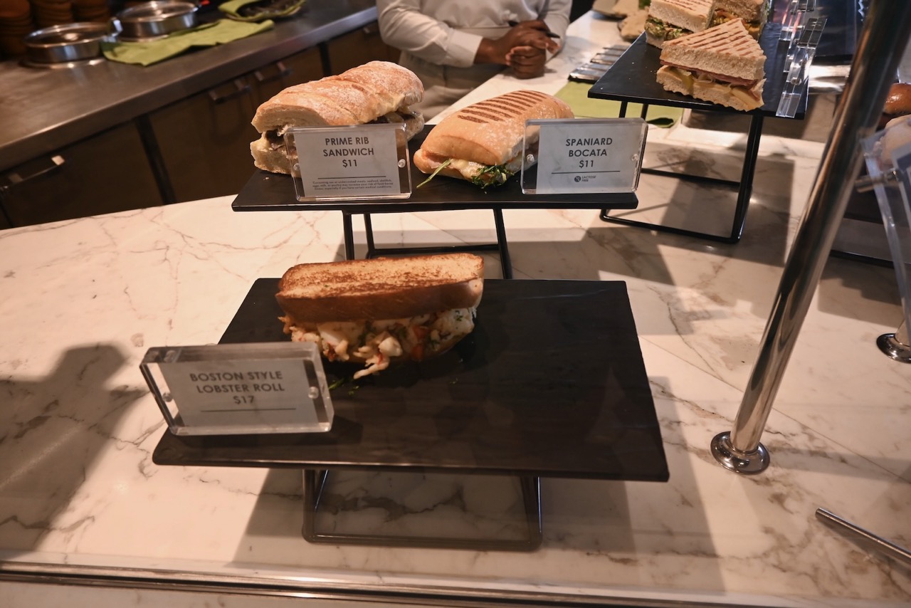 Celebrity Cruises Eden Cafe Premium Sandwiches