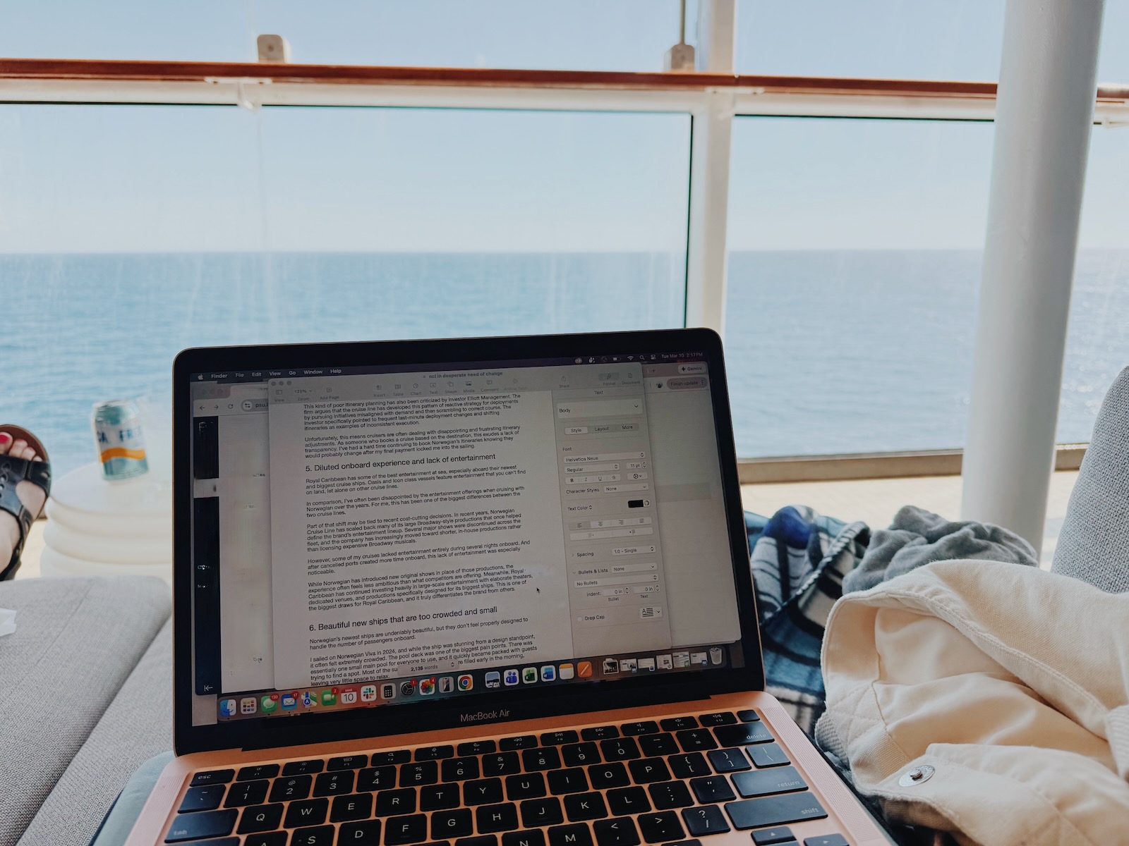 Celebrity Cruises Premium WiFi Laptop