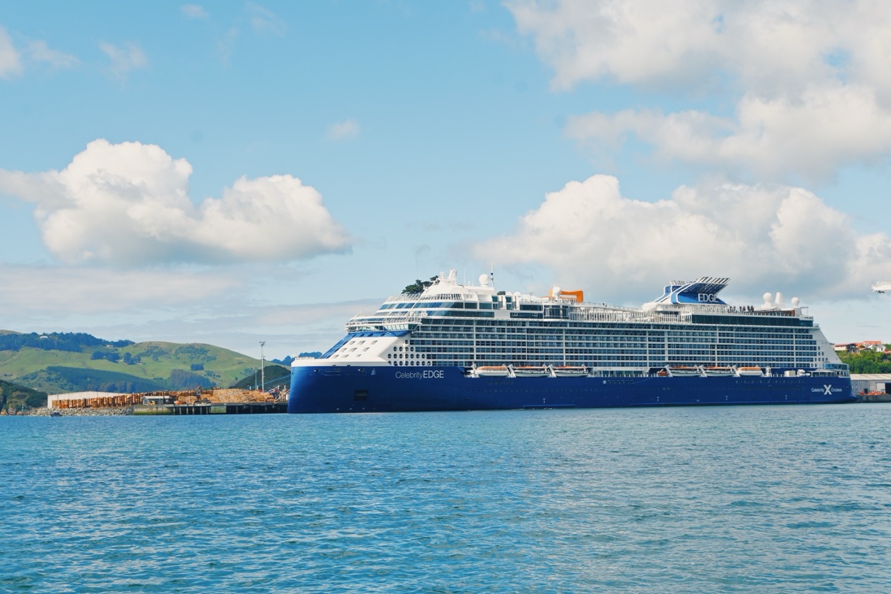Celebrity Edge in Dunedin, New Zealand