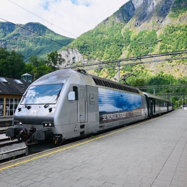 Flam Railway train Cruise port