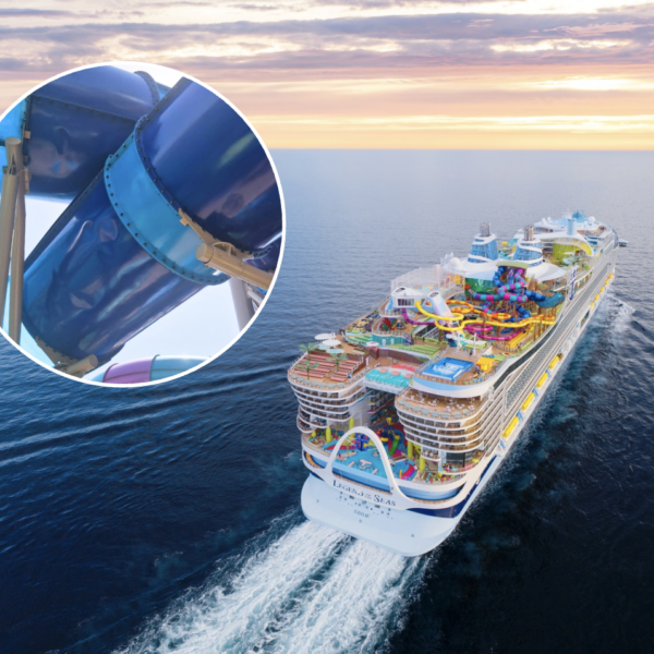 Legend of the Seas broken slides deformed