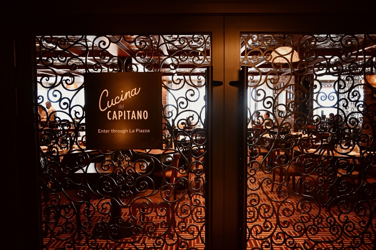 Cucina del Capitano restaurant on Carnival Mardi Gras