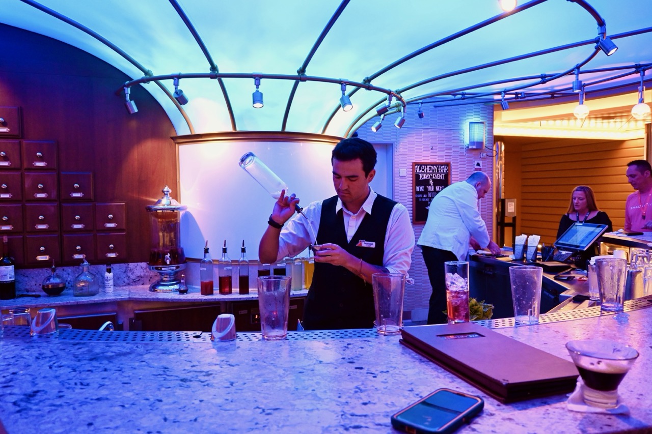 Carnival Mardi Gras Alchemy Bar Bartender