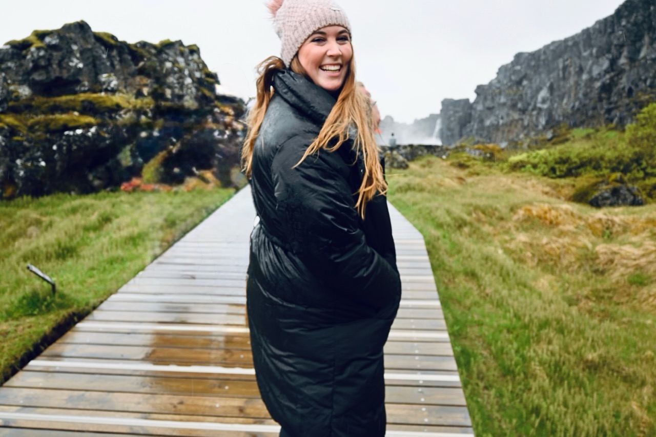 Allie Hubers during Iceland Cruise Golden Circle