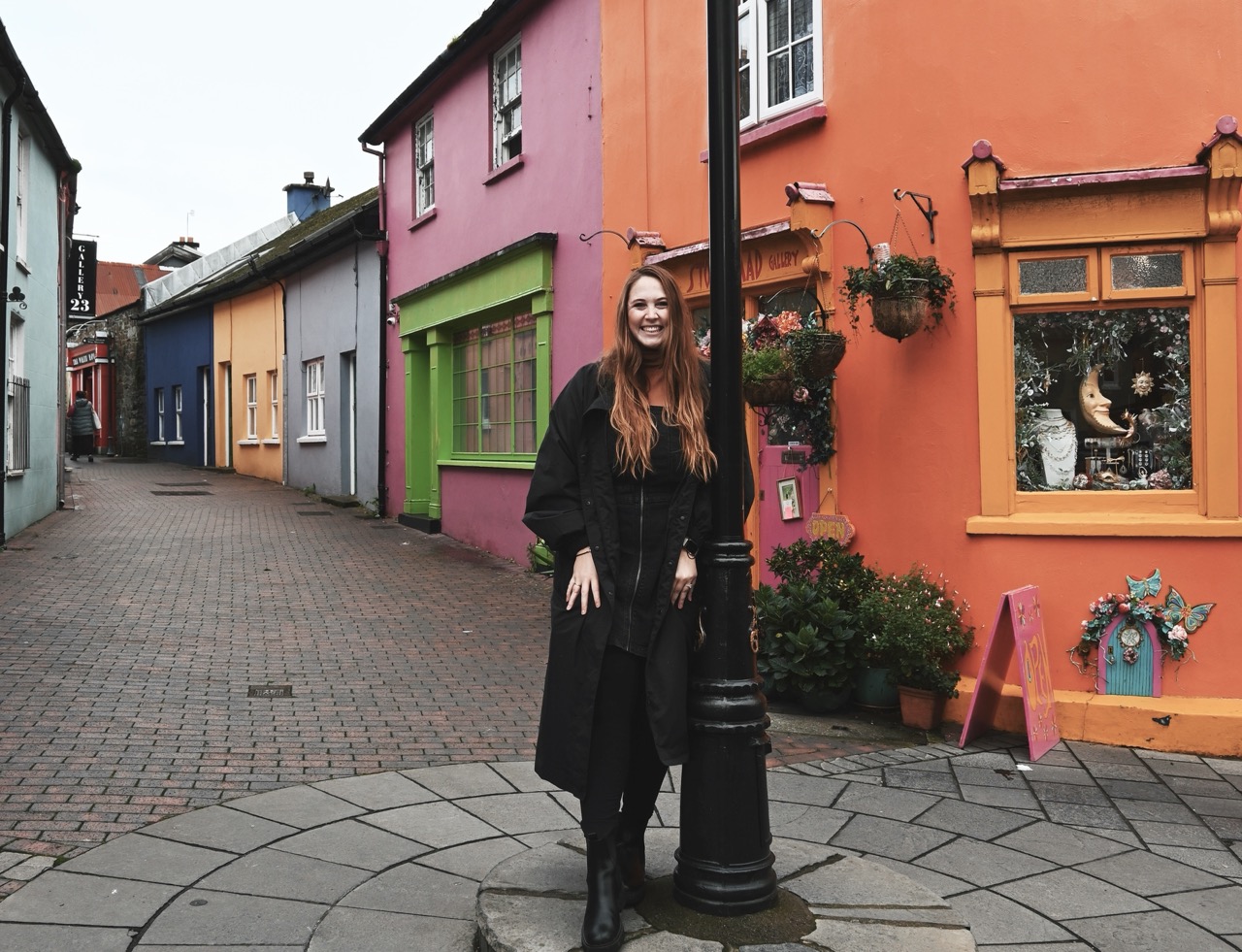 Allie Hubers in Kinsale, Ireland during British isles cruise