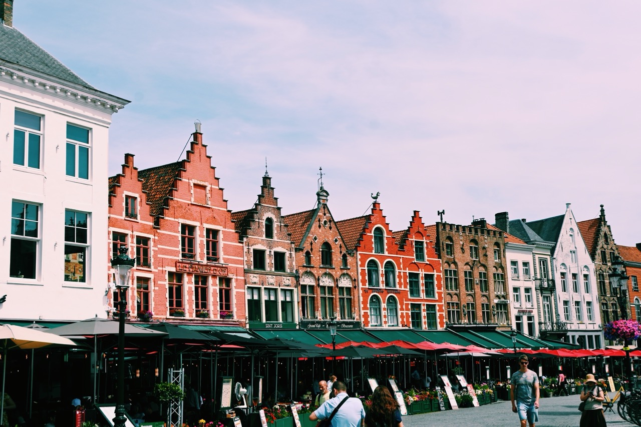 bruges, belgium city center