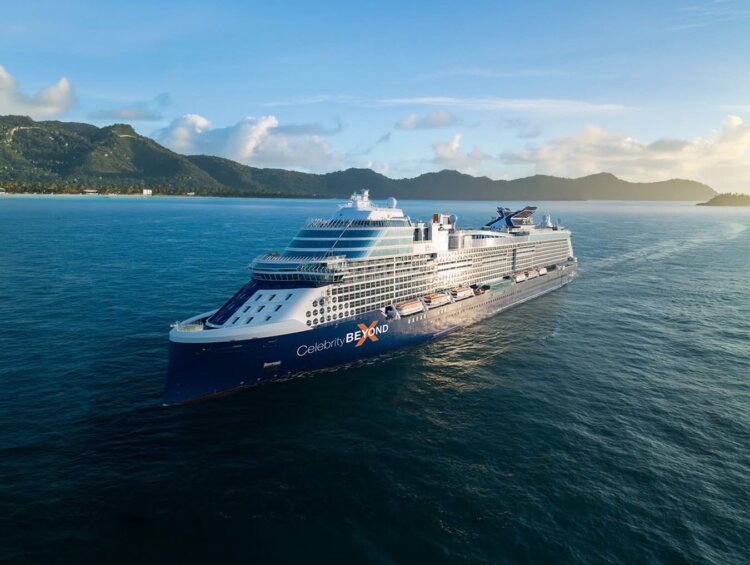 Celebrity Beyond New Hull After Dry Dock