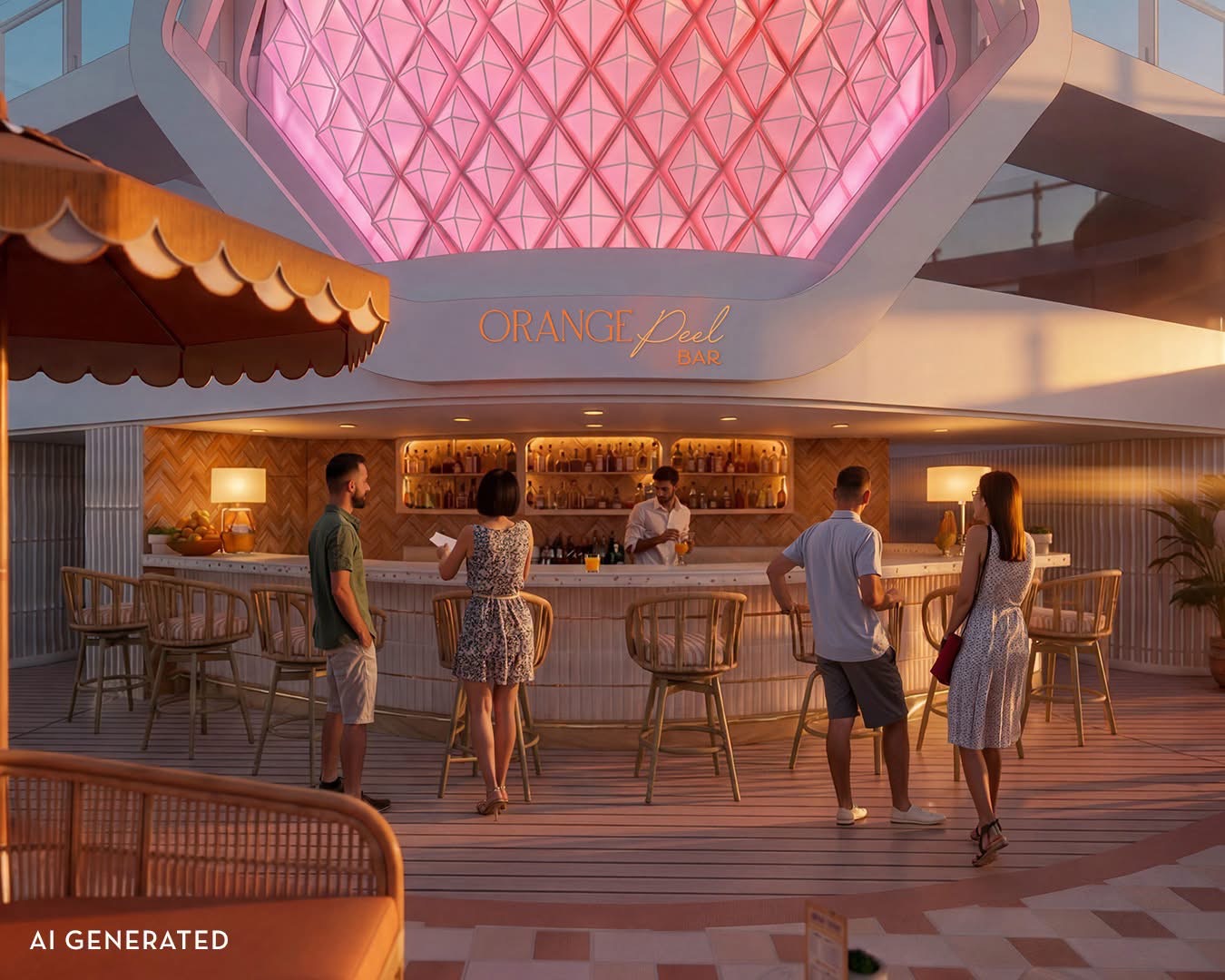 Celebrity Beyond Orange Peel Bar