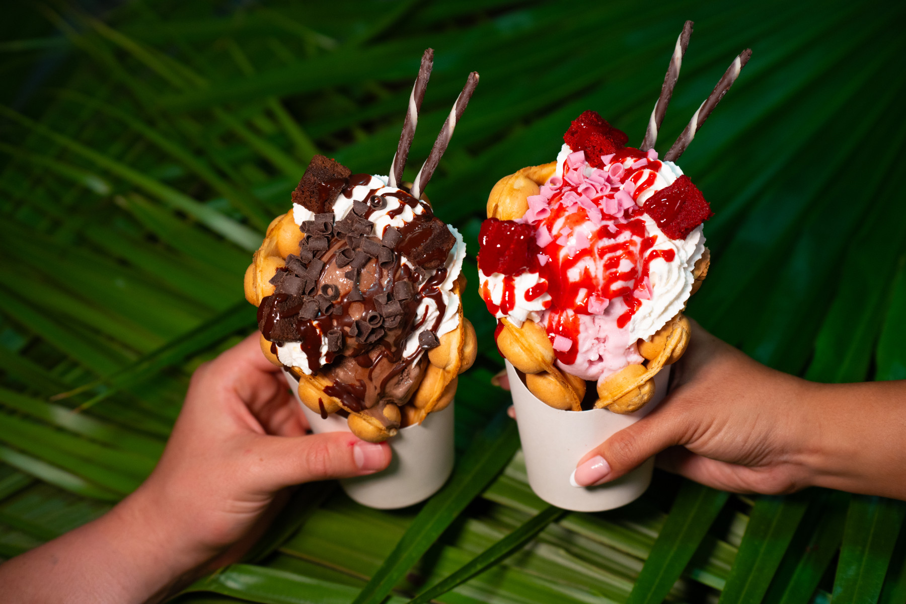 NCL Great Stirrup Cay Bubble Waffles