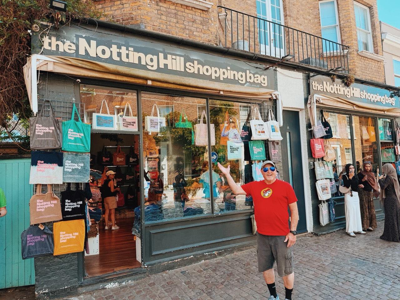 Notting Hill Shopping Bag store on Portobello Road