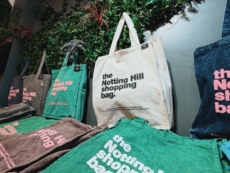 the notthing hill shopping bag original color
