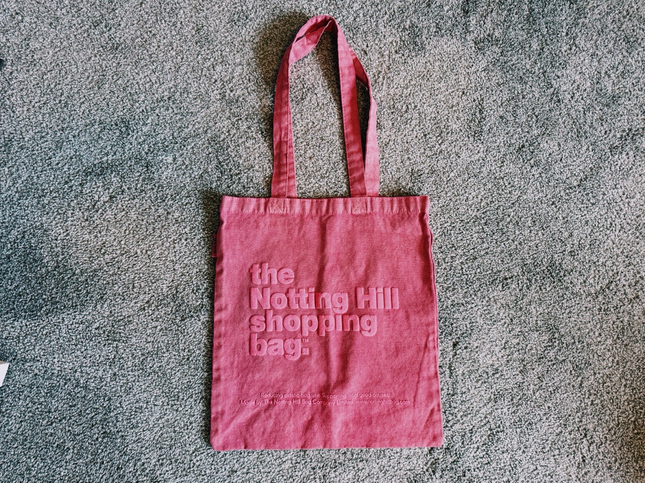 Pink Notting Hill Shopping Bag