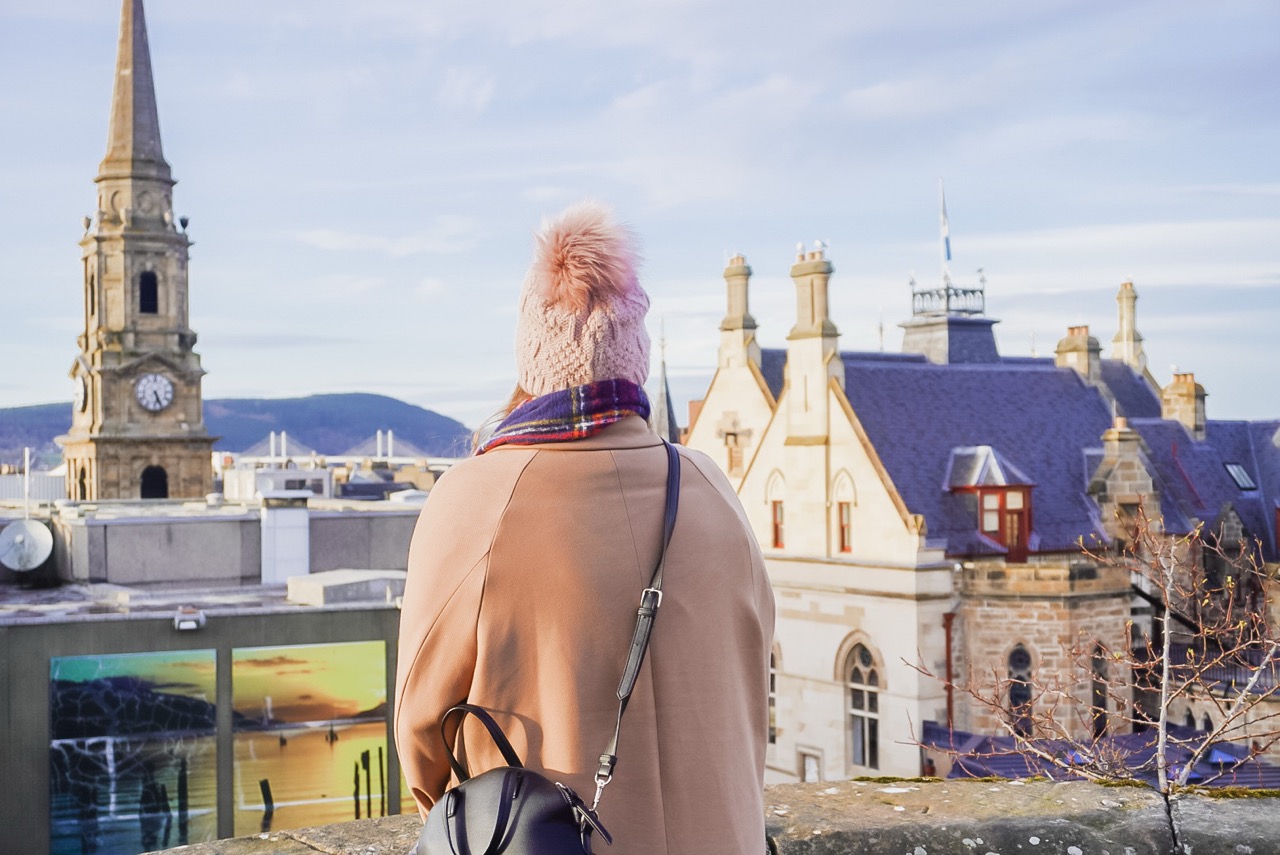 Allie Hubers in Scotland Highlands