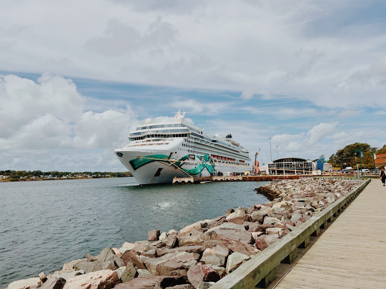 NCL Jade docked in Canada