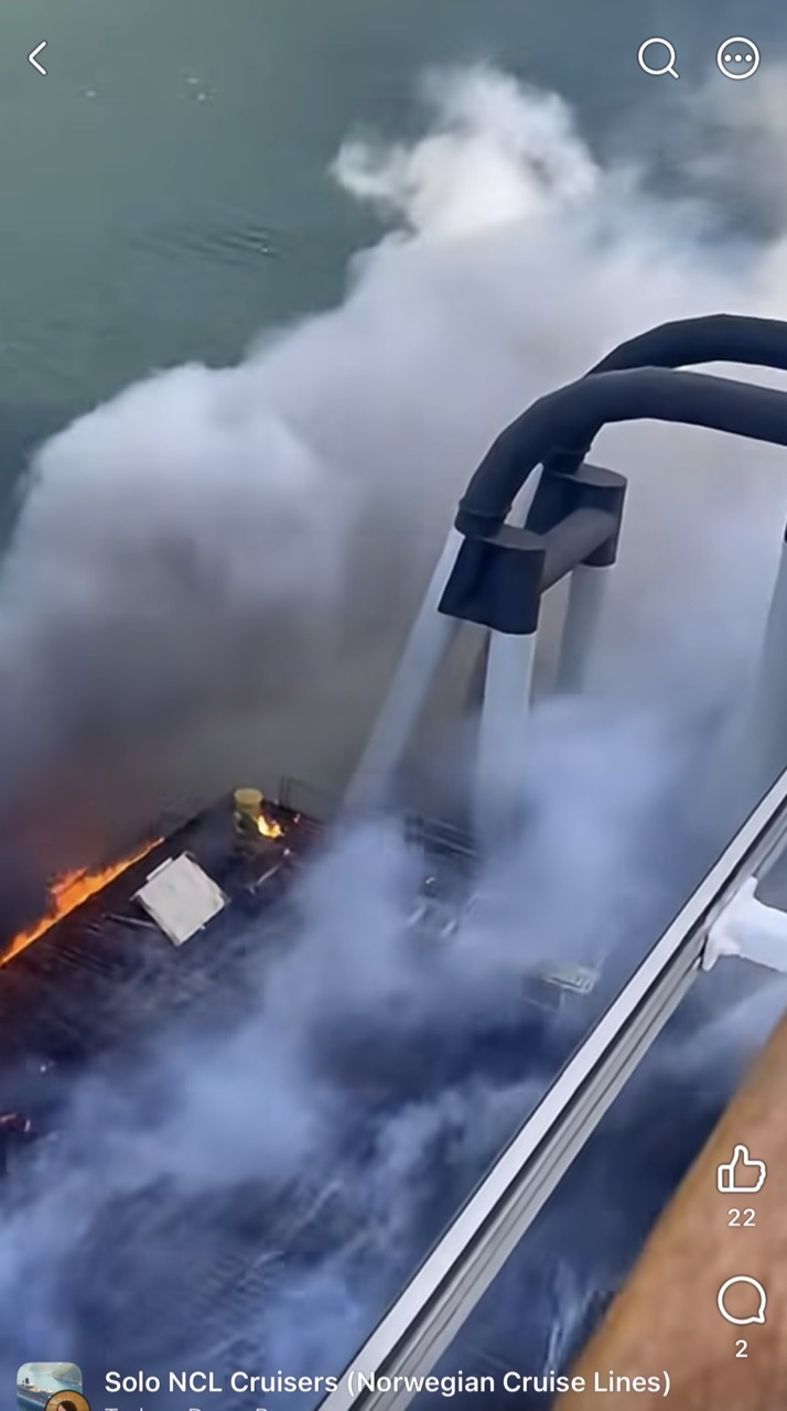 NCL Jade Wharf Fire in Whittier Alaska