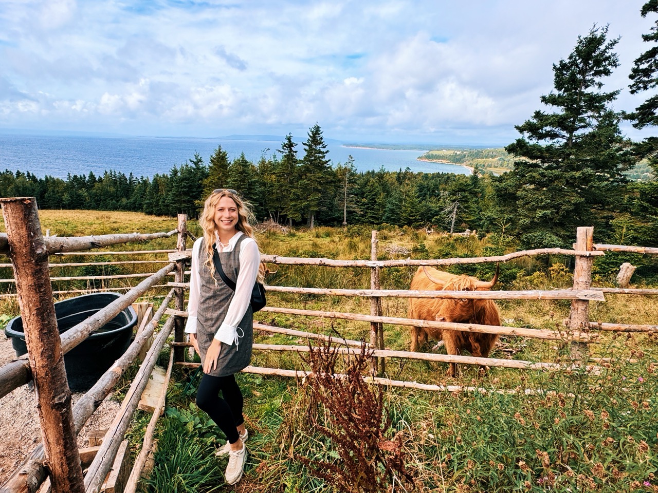 Hayley Phillips in New England and Canada Cruise Outfits